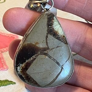 Jasper/Sterling Pendant